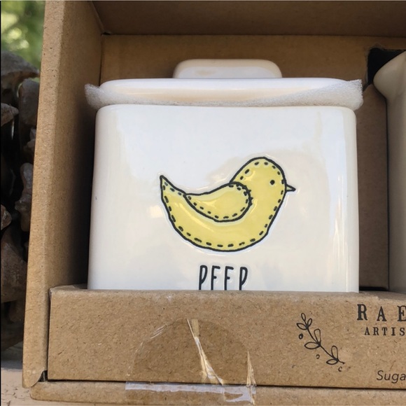 Rae Dunn🌼Sugar & Creamer Set🌼 - Picture 3 of 8